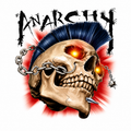 Anarchy Skull DTF Heat Press Transfer