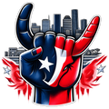 Texas Bullhand DTF Transfer