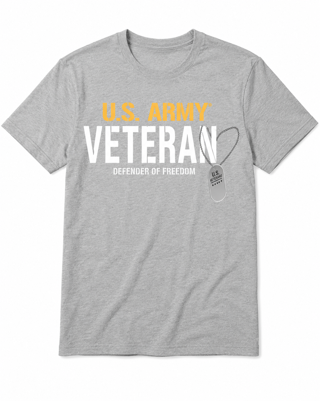 U.S. Army Veteran Dog Tag T-Shirt