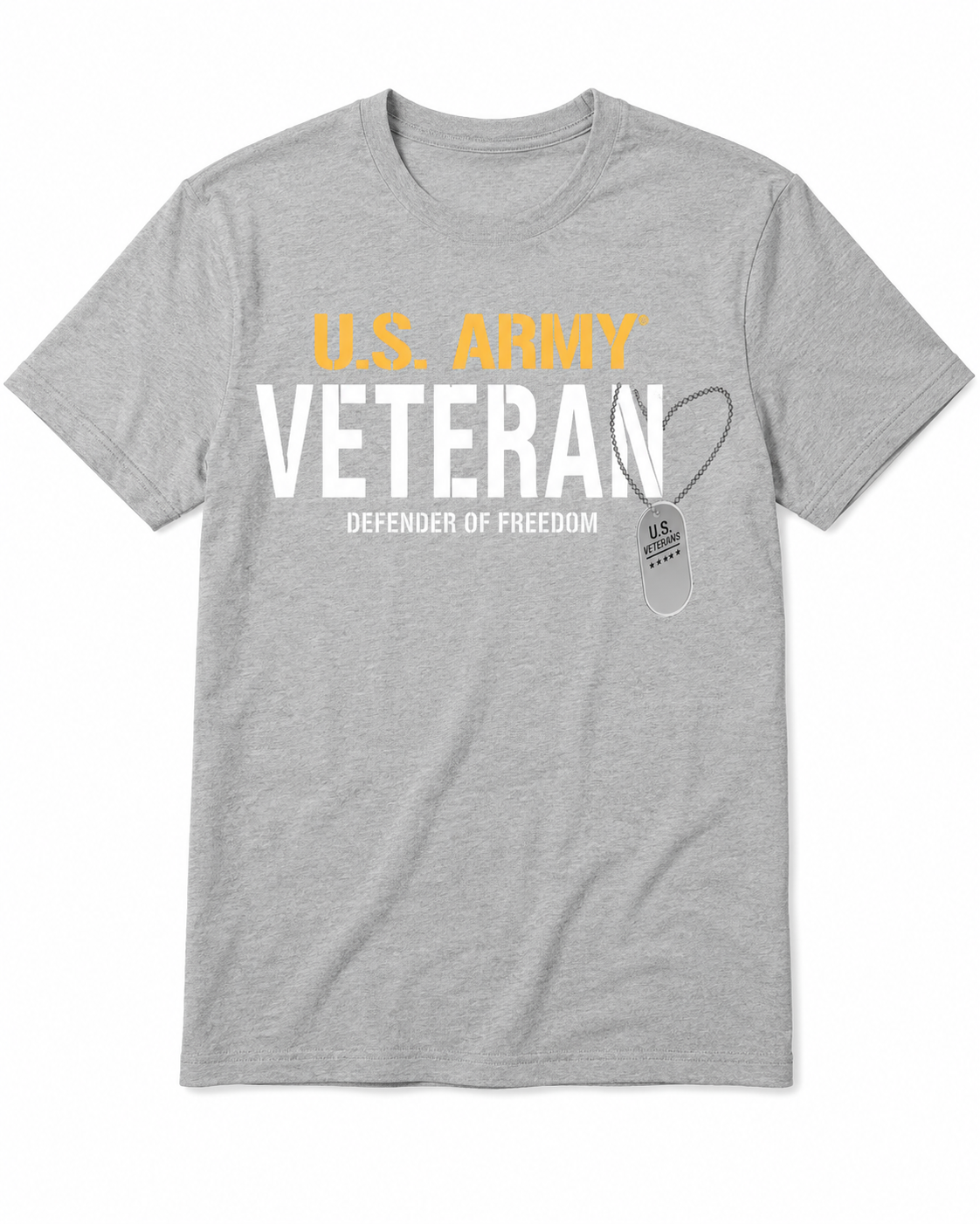 U.S. Army Veteran Dog Tag T-Shirt